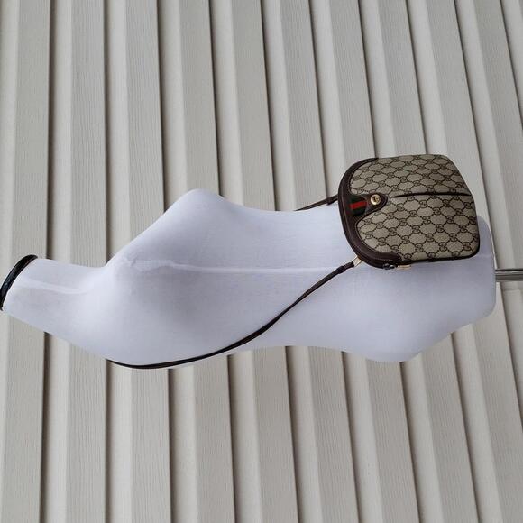 GUCCI GG WEB SUPREME OPHIDIA CROSSBODY BAG - Picture 4 of 13